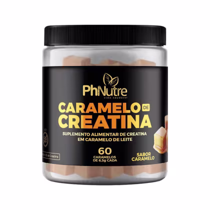Imagem do produto Caramelo Creatina PHNutre 60 Unidades