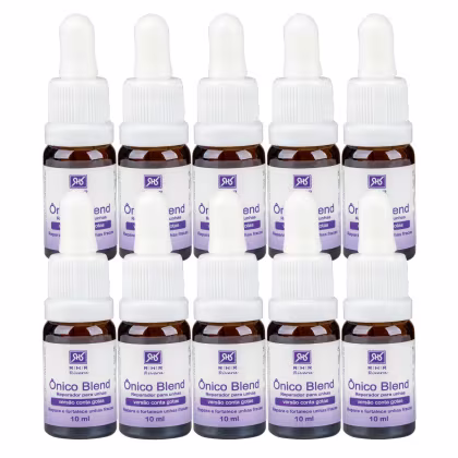 Dez frascos de Reparador para Unhas RHR Cosméticos.