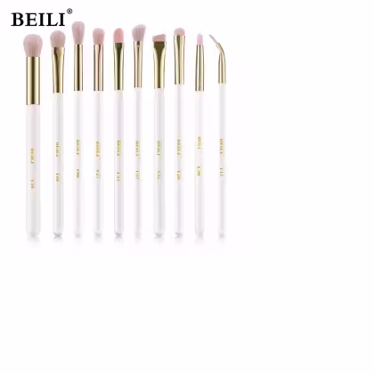 Imagem do produto Conjunto de Pincéis Maquiagem Profissional Beili Sombra e Pó WG-E10pcs