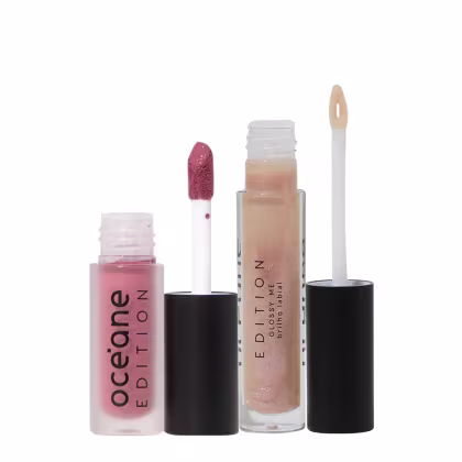 Imagem do produto Kit Océane Edition Color My Lips Hype Rosa e Glossy Me Glazed (2 produtos)