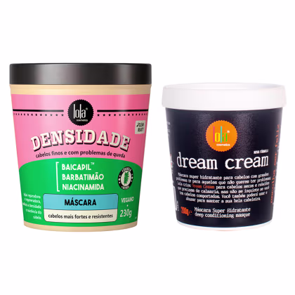 Imagem do produto Kit Lola From Rio Máscaras Densidade + Dream Cream (2 Produtos)