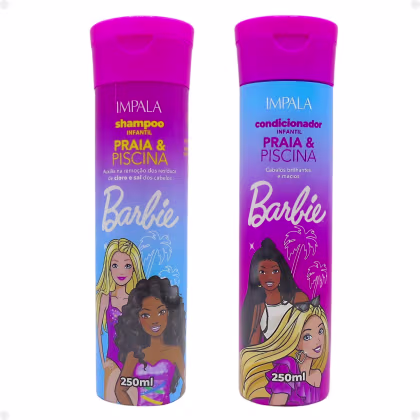 Imagem do produto Impala Barbie Infantil Praia e Piscina: Shampoo e Condicionador 250ml