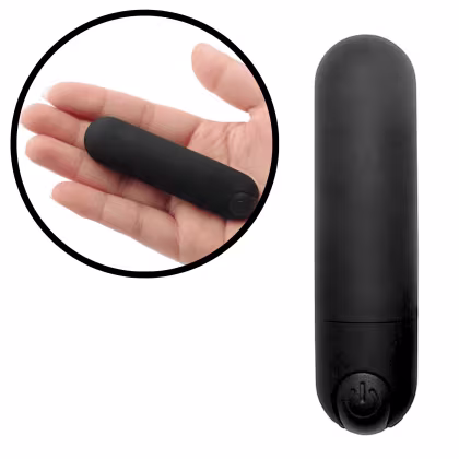 Vibrador Sexy Import Bullet Baby Preto, 1 produto.