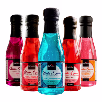 Imagem do produto Kit Spa em Casa e Aromaterapia - 5 Espumas de Banho para Banheira e Ofurô (150ml)