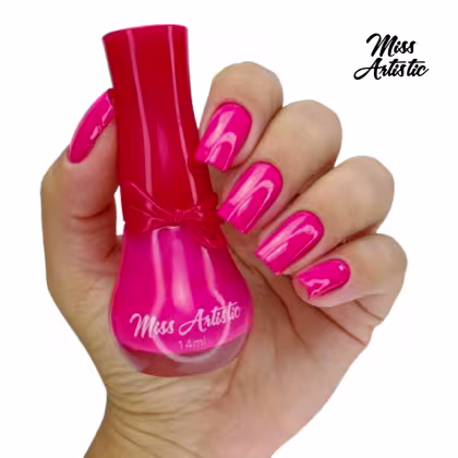 Imagem do produto MISS ARTISTIC - Esmalte Cremoso Neon - Lacinho - Cor B483 - 14ml