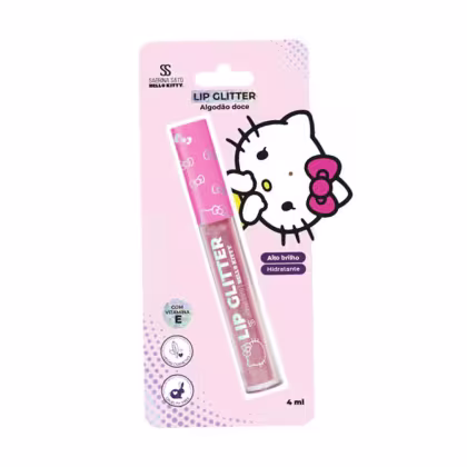 Imagem do produto Lip Glitter Algodão Doce Sabrina Sato Hello Kitty