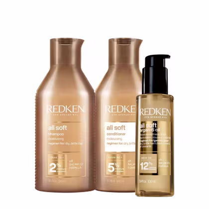 Imagem do produto Kit Redken All Soft Argan Duo Oil (3 produtos)