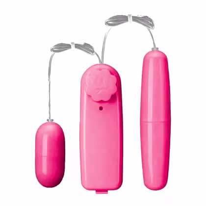 Vibrador Sexy Import G-Spot Bullet Duplo Rosa, 1 produto.