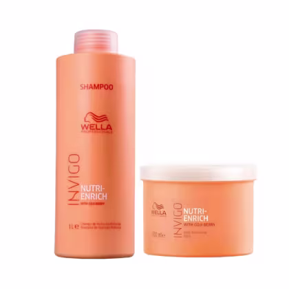 Imagem do produto Kit Wella Professionals Invigo Nutri-Enrich Antifrizz Salon (2 Produtos)