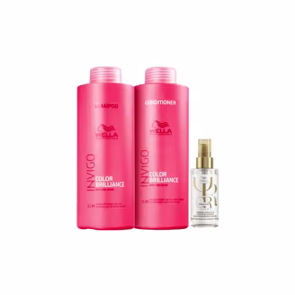 Imagem do produto Kit Wella Professionals Color Brilliance Oil Light Salon (3 Produtos)