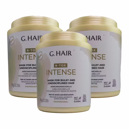 Imagem do produto G.Hair BTX Intense Kit 3 Máscara 1kg