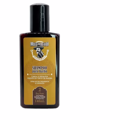 Imagem do produto Muchacho Cosméticos Bay Rum - Shampoo para Barba 140ml