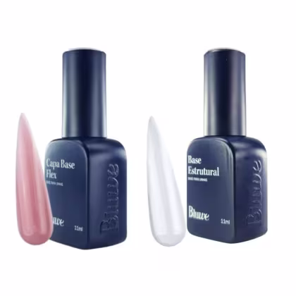 Imagem do produto Capa Base Flex Natural Pink+Base Estrutural Super Clear 11ml