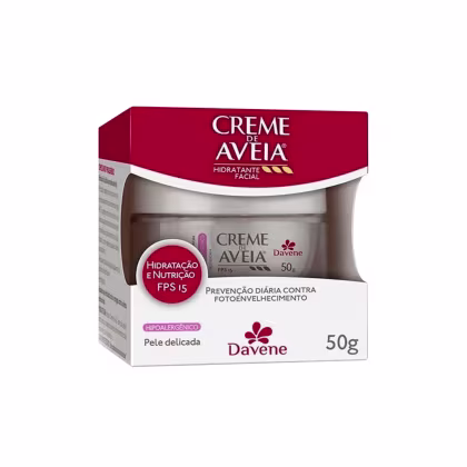 Imagem do produto Creme Facial Aveia Davene Hipoalergeni Fps15 50g