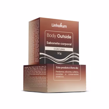 Imagem do produto Sabonete Corporal Cúrcuma Body Outside 90g Linhahum