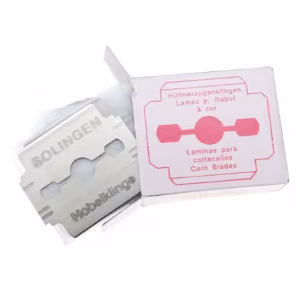 Imagem do produto Lamina p/ Cortador de Calosidade Edel Solingen c/ 10 Lâminas