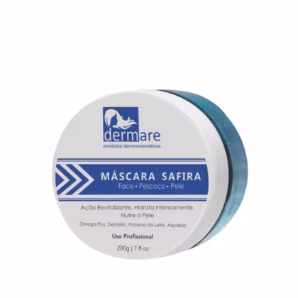 Imagem do produto Mascara Facial Safira Azul 200g Dermare - revitalizante