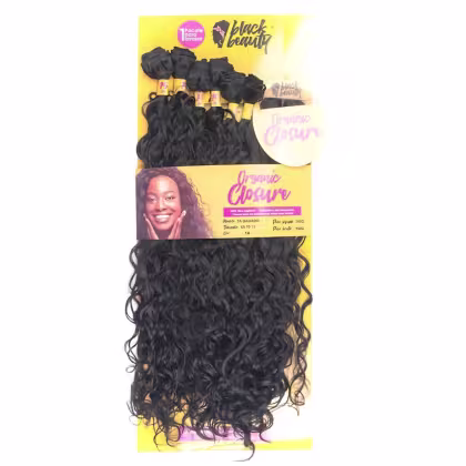 Imagem do produto Cabelo De Fibra Organica Closure Ta Babado 65 75cm - 1B