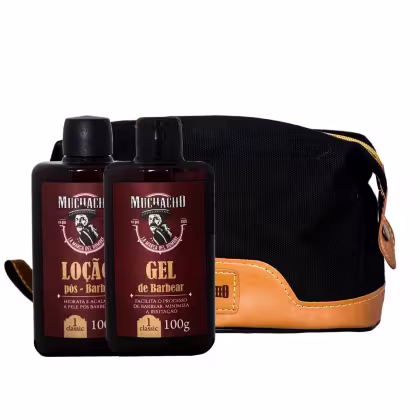 Imagem do produto Kit Muchacho Cosméticos Gel de Barbear + Loção Pós Barba Monterrey (3 Produtos)