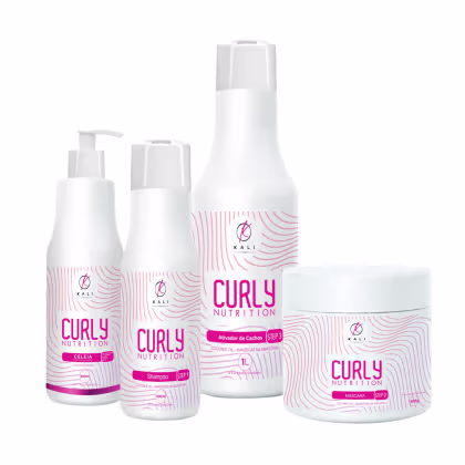Imagem do produto Kit para Cachos Shampoo 500ml + Máscara 500g + Geleia 500ml - Coconut Oil