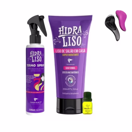 Imagem do produto 1 Hidraliso Progressiva De Chuveiro +Protetor Termico Cabelo