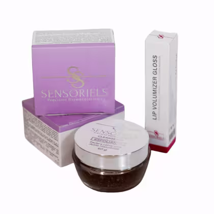 Imagem do produto Kit Labial Esfoliante e Gloss Volumizer