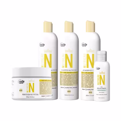 Imagem do produto Kit Linha N Óleo Mix Brilho E Maciez - Curly Care