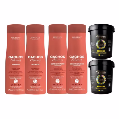 Imagem do produto Kit Arvensis Cachos 2 Shampoo 2 Condicionador 2 Mascara 2x1