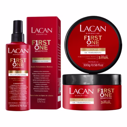 Imagem do produto Kit Lacan First One Leave-in e Máscara de Tratamento