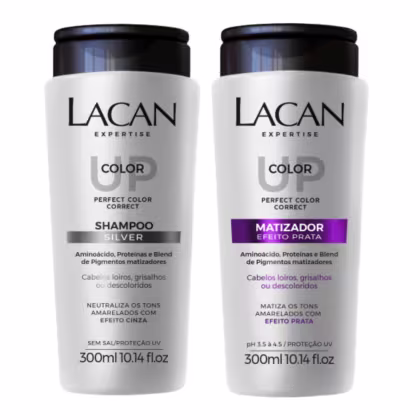 Imagem do produto Kit Lacan Color Up Shampoo Silver + Matizador Efeito Prata
