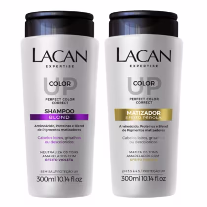 Imagem do produto Kit Lacan Color Up Shampoo Blond + Matizador Efeito Perola