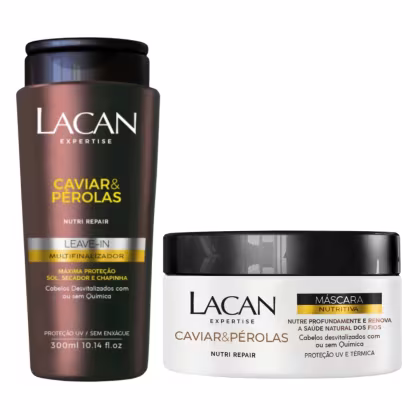Imagem do produto Kit Lacan Caviar e Perolas Leave-in + Máscara Nutritiva