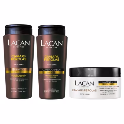 Imagem do produto Kit Lacan Caviar e Perolas Shampoo Condicionador Mascara