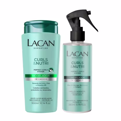 Imagem do produto Kit Lacan Curls e Nutri Modelador + Spray Umidificador 260ml