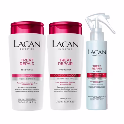 Imagem do produto Kit Lacan Treat Repair Shampoo + Condicionador + Spray