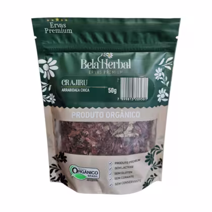 Imagem do produto Chá de Crajirú Orgânico - Arrabidaea chica - 50g
