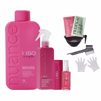 Imagem do produto Kit Selagem Capilar Liso Perfeito Nuance +Sérum +Spray Frizz