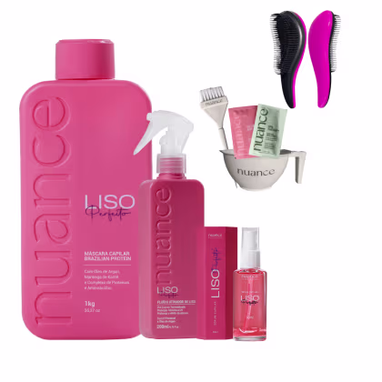 Imagem do produto Kit Nuance Liso Perfeito Selagem Orgânica Sérum +Spray Frizz