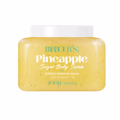 Imagem do produto Esfoliante Corporal Banho Limpeza Pele Barbou's Beauty 300g - Abacaxi