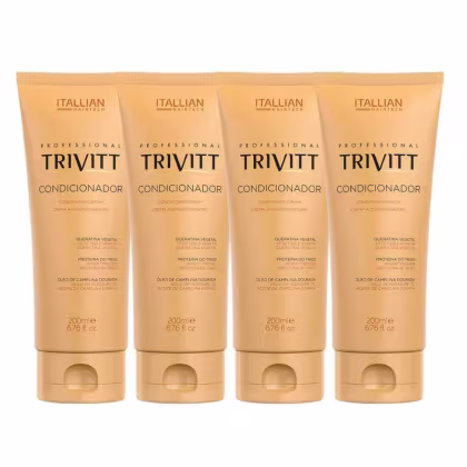 Imagem do produto Kit 4 Condicionador Trivitt Hidratante Capilar 200ml - cada