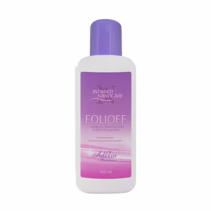 Loção Corporal para Foliculite Adélia Mendonça Cosmiatria Folioff, 140ml.