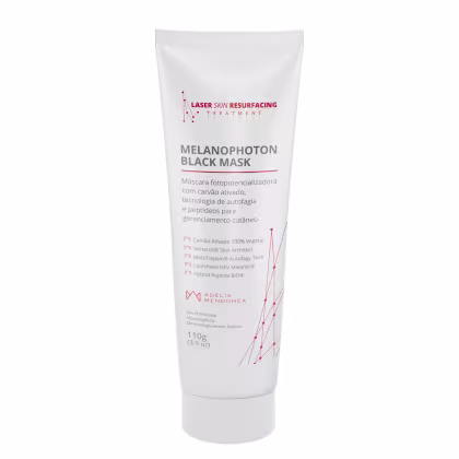 Máscara Facial Adélia Mendonça Cosmiatria Melanophoton Black Mask, 110g.