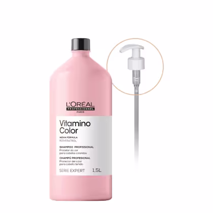 Imagem do produto Kit L'Oréal Professionnel Vitamino Color Shampoo Válvula Pump (2 produtos)