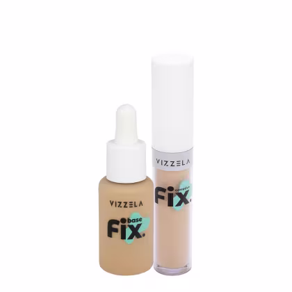 Imagem do produto Kit Vizzela Fix HD Powder Cor 5 Base Corretivo (2 produtos)