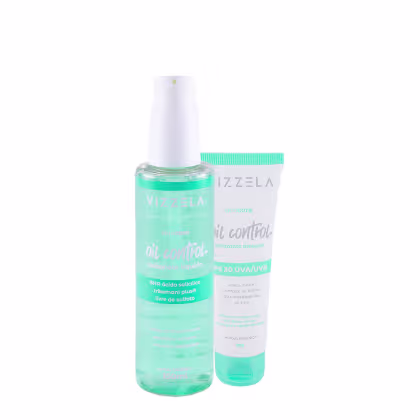 Imagem do produto Kit Vizzela Oil Control FPS30 Sabonete Hidratante Facial (2 produtos)