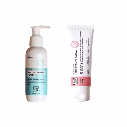Imagem do produto Kit Gel de Limpeza Facial + Hidratante Facial Simple Care ( 65g)