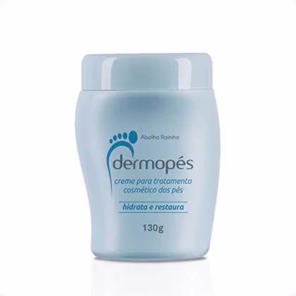 Creme para os Pés Abelha Rainha Dermopés Hidrata e Restaura, 130g.