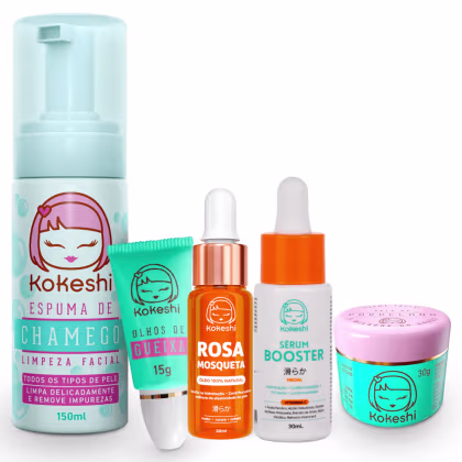 Imagem do produto Kit Rosa Mosqueta 5 itens Kokeshi Limpeza e Hidratação