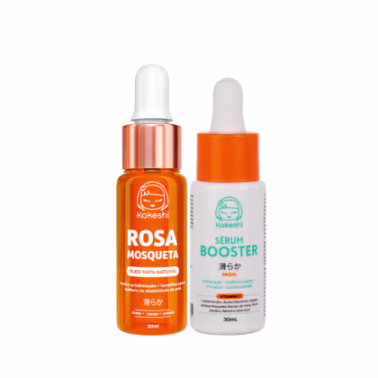 Imagem do produto Kit Sérum Vitamina C + Óleo Rosa Mosqueta 100% Puro Kokeshi