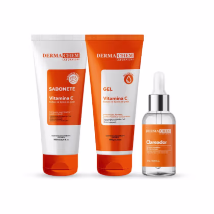 Imagem do produto Kit Skincare Vitamina C Anti-idade Clareador - Dermachem